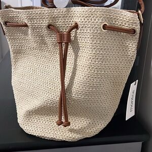 Montce Bucket bag straw